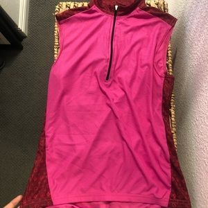 Pink Canari Bike tank triathlon